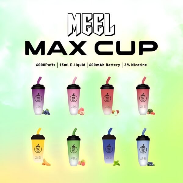 MEEL奶茶杯 6000 PUFFS 拋棄式電子煙 可充電一次性煙桿