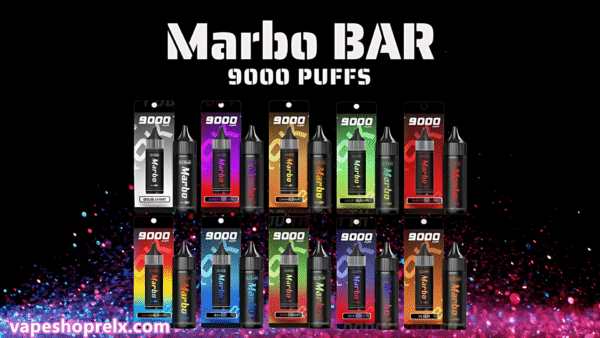 Marbo Bar 9000 Puffs拋棄式電子煙 【台灣現貨】Marbo Bar 9000 Puffs 拋棄式電子煙|泰國爆款 高人氣推薦
